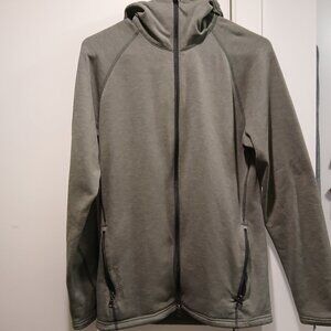 Houdini Mens Small Green Outright Houdi Hoodie full zip fleece jacket Sweden